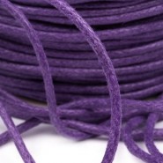 Wachskordel 1.5 mm - Bright violet
